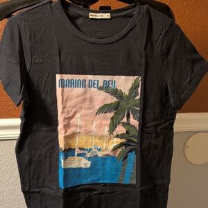 Marine Layer Navy Marina Del Rey Tee